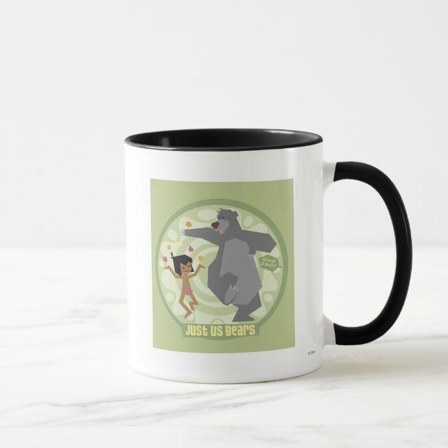 Jungle Book Mowgli & Baloo "Just Us Bears" Disney Mug (Right)