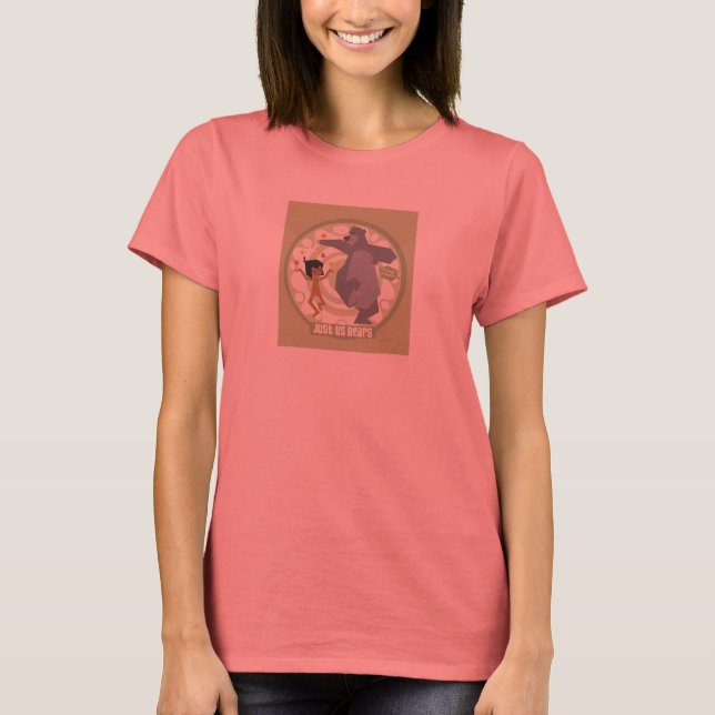 Jungle Book Mowgli & Baloo "Just Us Bears" Disney T-Shirt (Front)