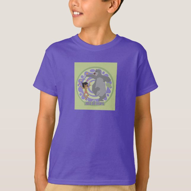 Jungle Book Mowgli & Baloo "Just Us Bears" Disney T-Shirt (Front)