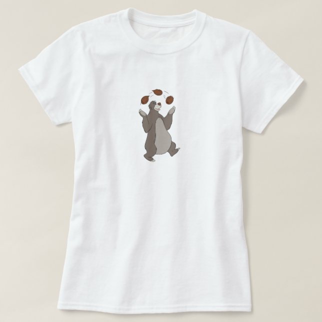 Jungle Book's Baloo Juggling Disney T-Shirt (Design Front)