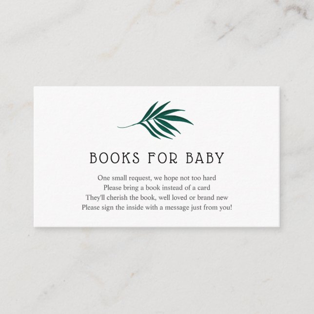 Jungle Books for Baby insert card (Front)