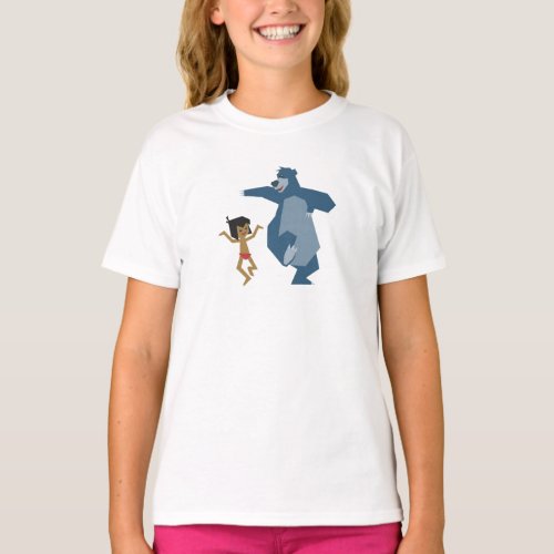 Jungle Books Mowgli and Baloo Disney T_Shirt