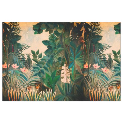 Jungle Botanical Rousseau Decoupage Tissue Paper