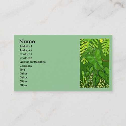 Jungle Business Cards
