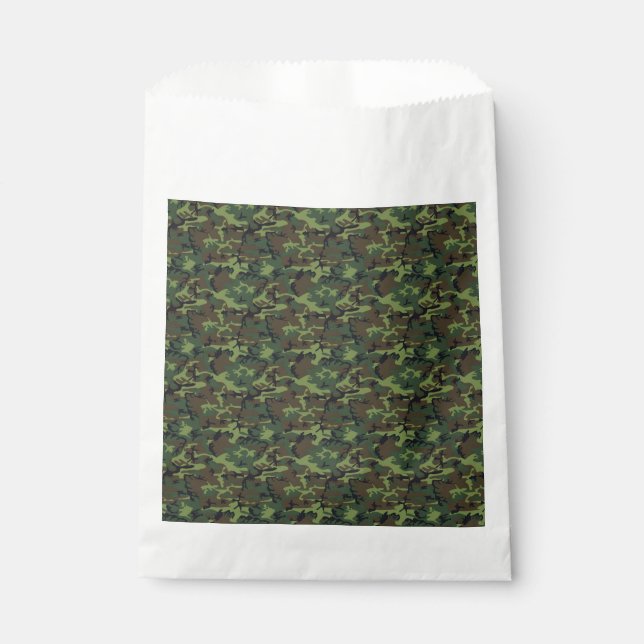 Jungle Camo Favor Bag (Front)