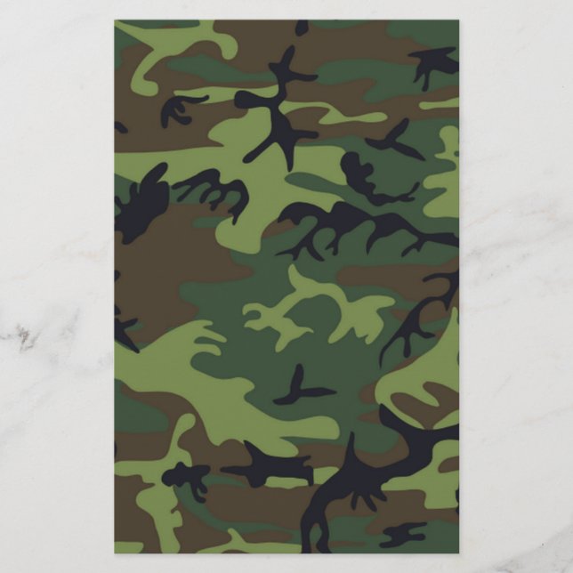Jungle Camo Stationery (Front)