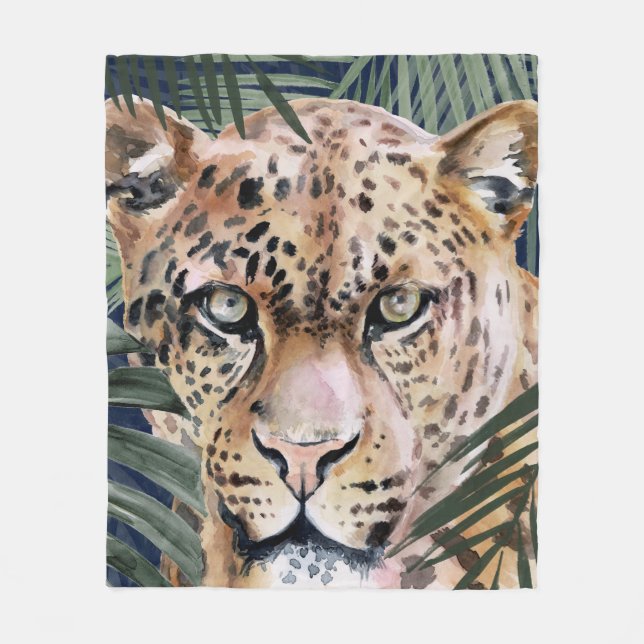 Jungle Cat - Cheetah Fleece Blanket (Front)