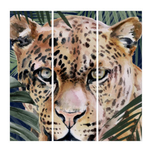 Jungle Cat - Cheetah Triptych
