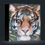 Jungle Cat - Tiger 3 Ring Binder<br><div class="desc">Jungle Cat I by Jennifer Paxton Parker. This art features a close-up of a stoic tiger in a soft art style. | 164728Z</div>