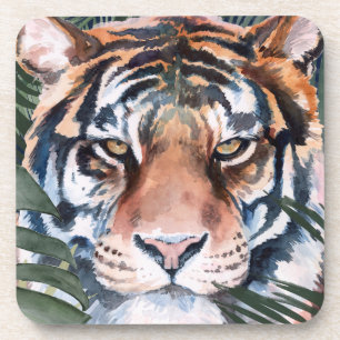 Jungle Cat - Tiger Beverage Coaster
