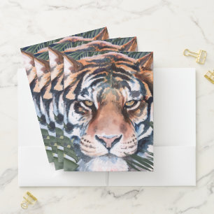 Jungle Cat - Tiger Pocket Folder