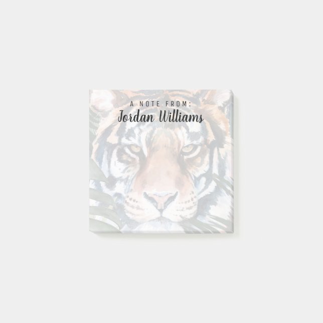 Jungle Cat - Tiger Post-it Notes (Front)