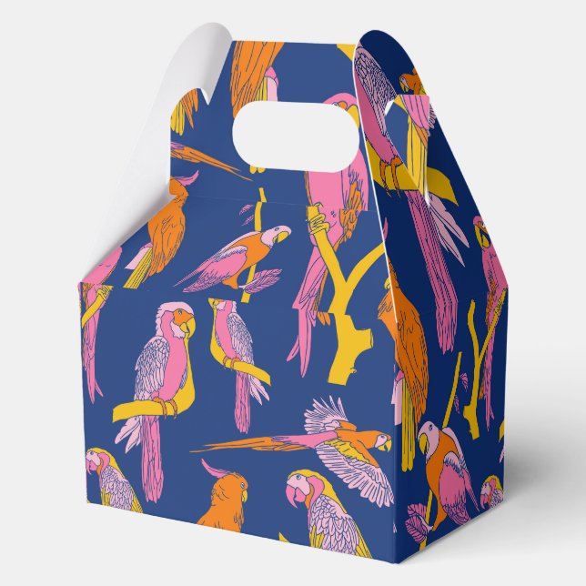 Jungle Chatter  Favor Boxes (Back)