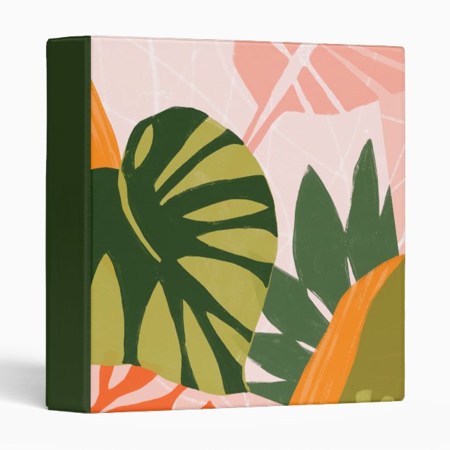 Jungle Collage I 3 Ring Binder (Front/Spine)