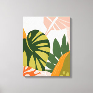 Jungle Collage I Canvas Print