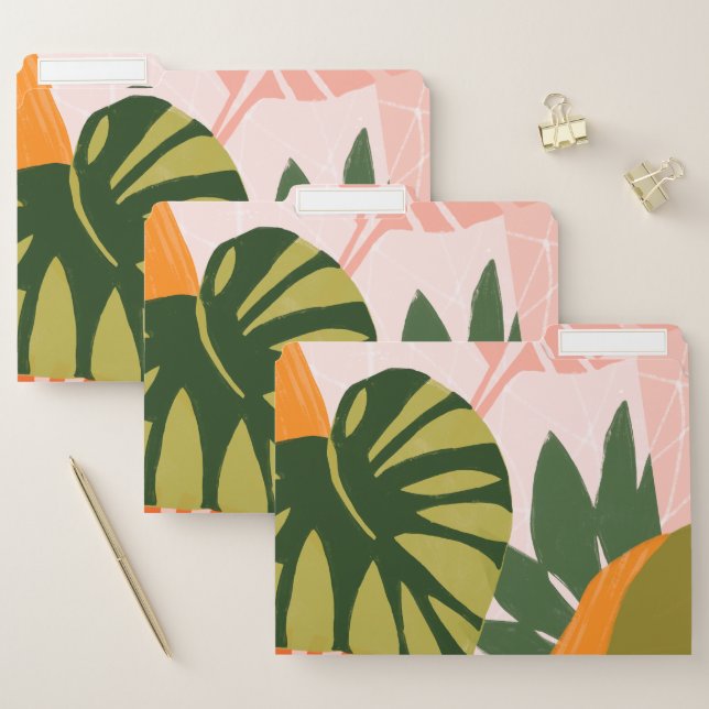 Jungle Collage I File Folder (Set)