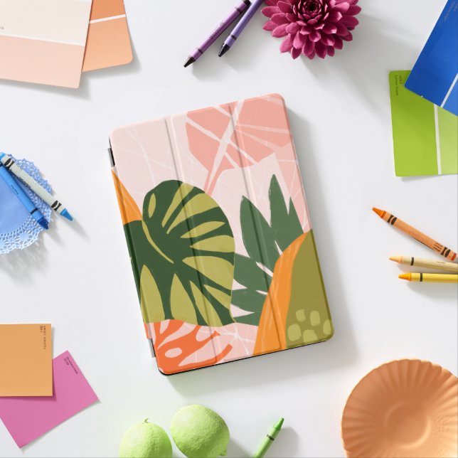 Jungle Collage I iPad Pro Cover (Desk)