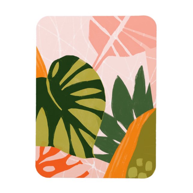 Jungle Collage I Magnet (Vertical)