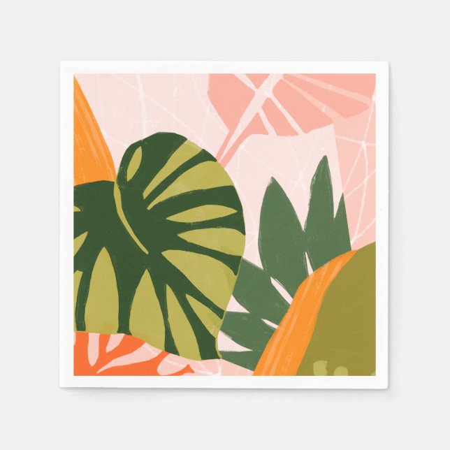 Jungle Collage I Napkins (Front)