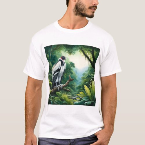 Jungle Condor Majesty AREF407 _ Watercolor T_Shirt