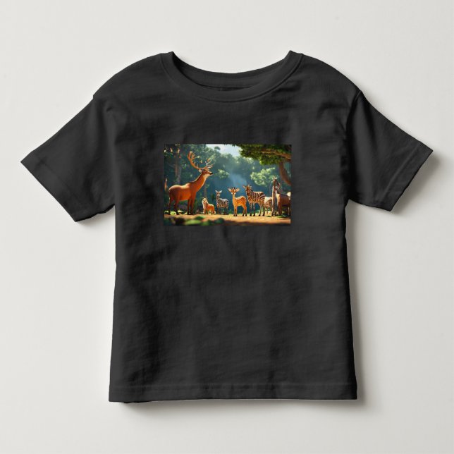 Jungle Council: Voices of the Wild Toddler T-shirt (Front)