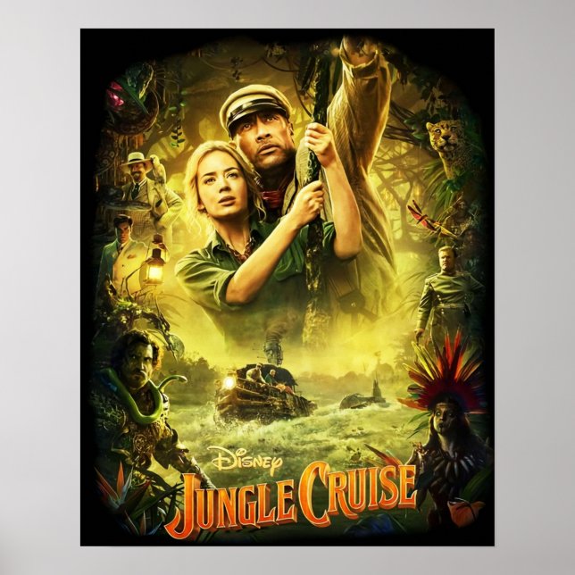 Jungle Cruise Aesthetic Film Poster (Front)