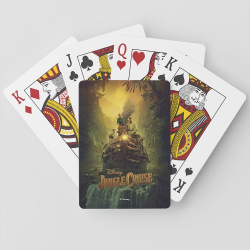 Jungle Cruise Movie Poster Playing Cards
