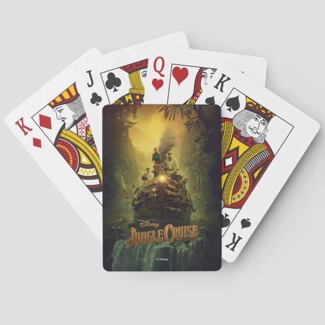 Jungle Cruise Movie Poster Poker Cards (Back)