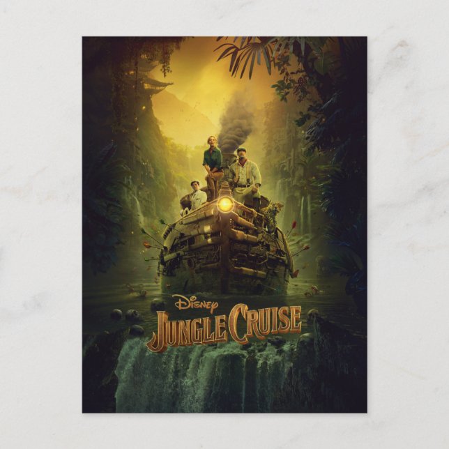 Jungle Cruise Movie Poster Postcard (Front)