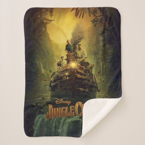 Jungle Cruise Movie Poster Sherpa Blanket