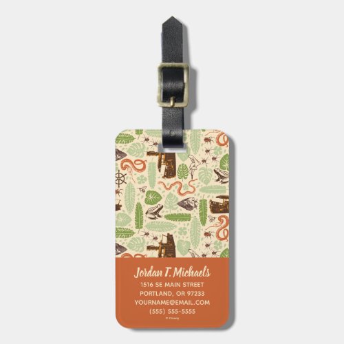 Jungle Cruise Pattern Luggage Tag