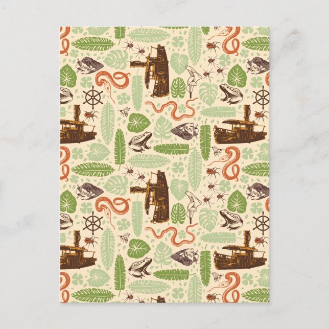 Jungle Cruise Pattern Postcard (Front)