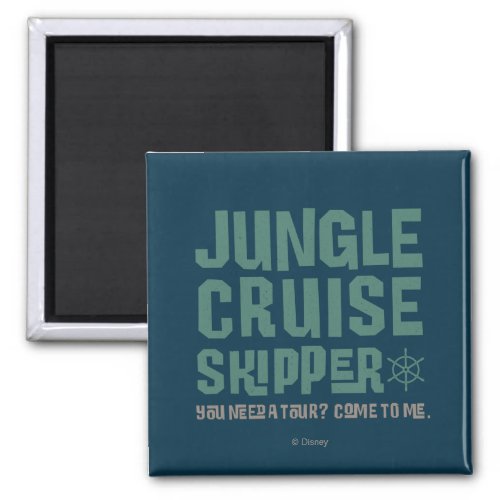 Jungle Cruise Skipper Magnet