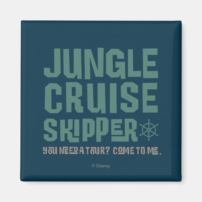 Jungle Cruise Skipper Magnet (Front)
