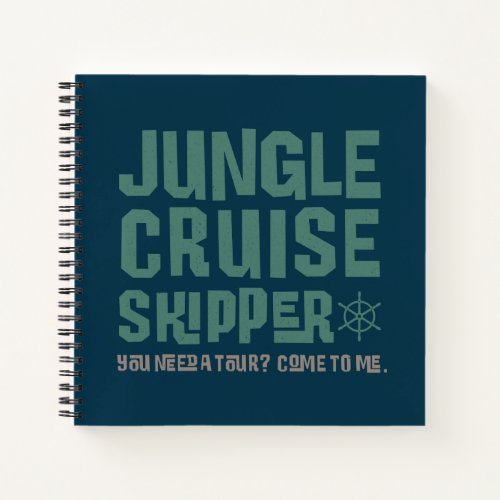 Jungle Cruise Skipper Notebook