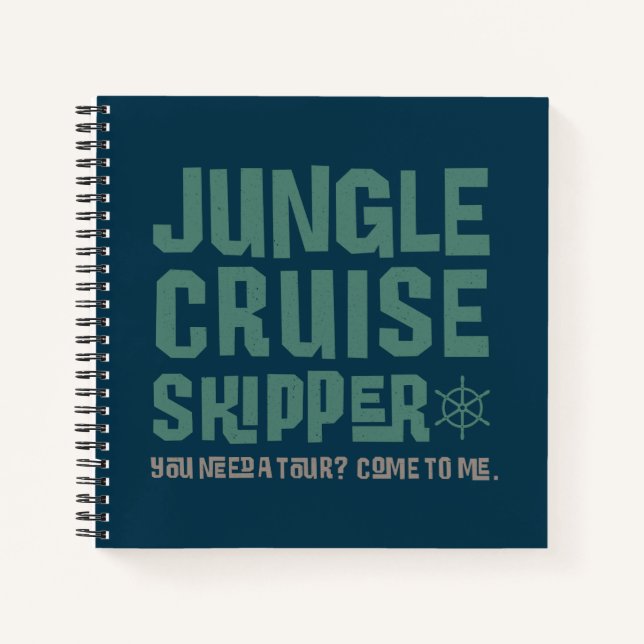 Jungle Cruise Skipper Notebook (Front)