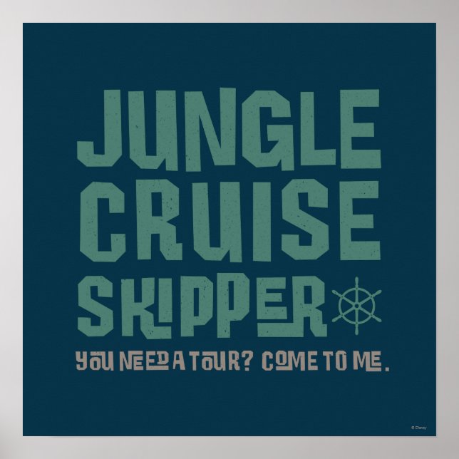Jungle Cruise Skipper Poster (Front)