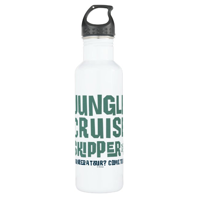 Jungle Cruise Skipper Stainless Steel Water Bottle (Front)