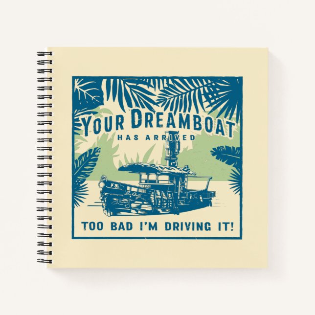 Jungle Cruise | Your Dreamboat Has Arrived Notebook (Front)