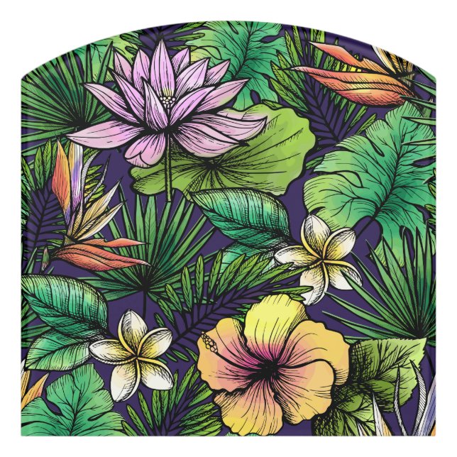 Jungle Door Sign (Contour Front)