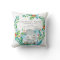 Jungle Elephant Baby Birth Stats Pillow