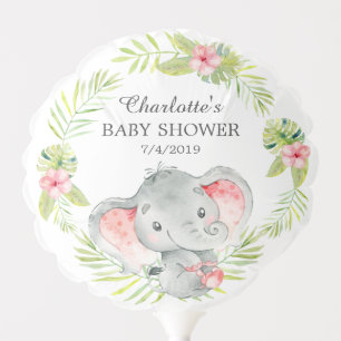 Jungle Elephant Baby Shower Balloon