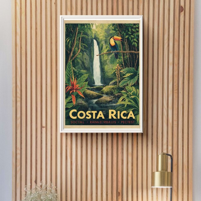 Jungle Escape – Vintage Costa Rica Travel  Poster (Creator Uploaded)