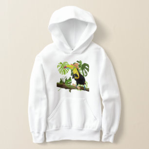 Jungle Explorer Toucan Bird Hoodie