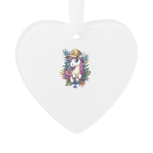 Jungle Explorer Unicorn (1) Ornament