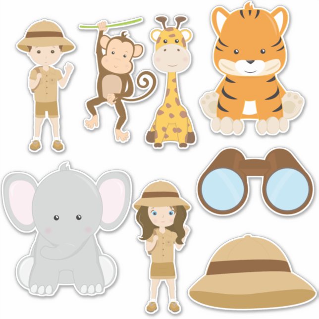 jungle explorers sticker pack 2 (Front)