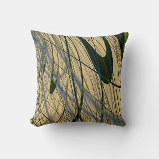 Jungle Fever Fractal Throw Pillow