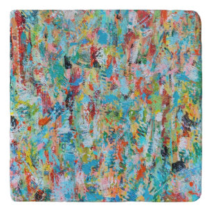 Jungle Fever Marble Trivet
