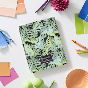 Jungle Floral Pattern   Add Your Name iPad Smart Cover