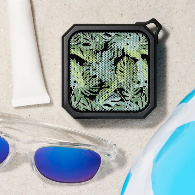 Jungle Floral Pattern Bluetooth Speaker (Insitu(Beach))